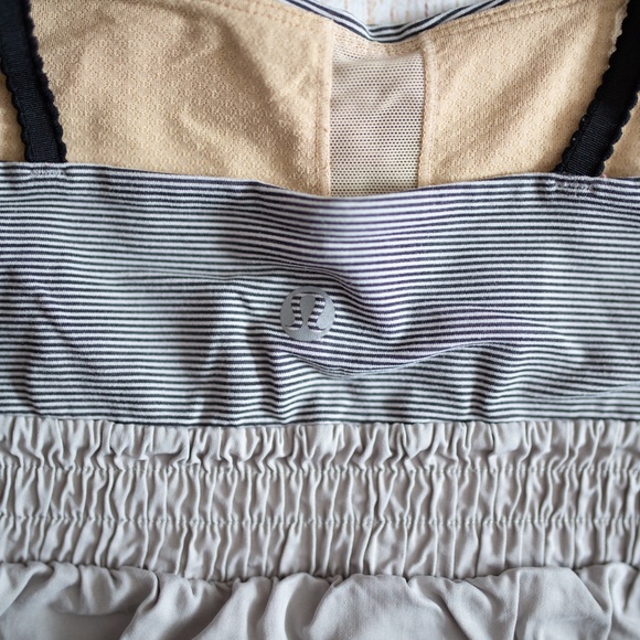 Lululemon Grey/Brown Striped Tank Top - Picture 6 of 6